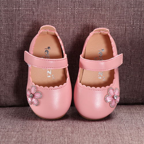 童鞋女夏儿童公主鞋子软底小女孩婴儿宝宝学步豆豆鞋女童皮鞋单鞋